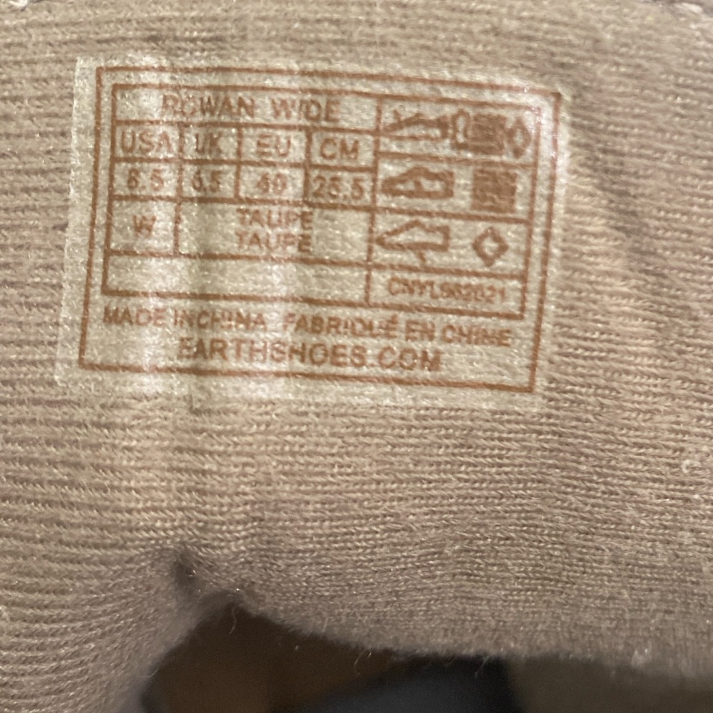 Earth Origins Rowan Combat Boots Taupe 8.5W Wide Leather Side Zip Comfort Hiking - Picture 11 of 11